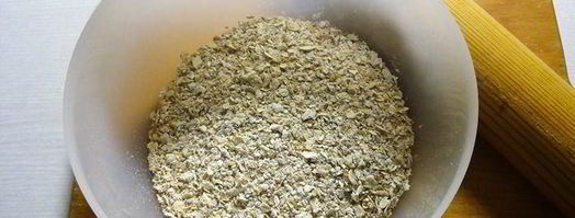 айвовый крамбл из смеси хлопьев. Шаг 2