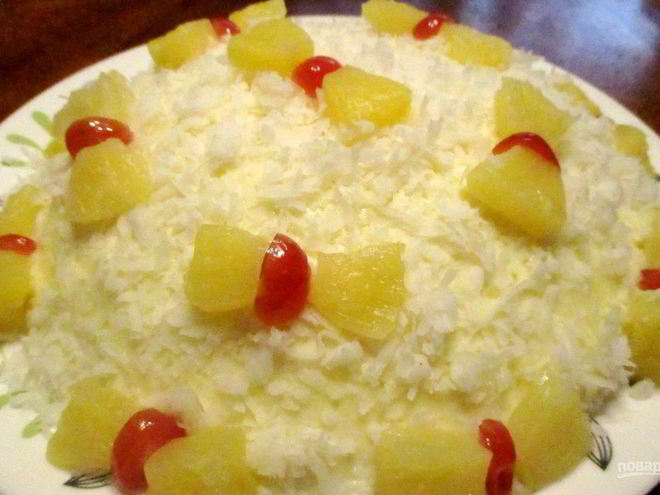 Рецепт ананасового пудинга