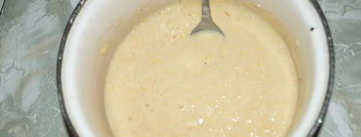 банановый крамбль с ванильным соусом. Шаг 3