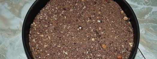 банановый крамбль с ванильным соусом. Шаг 4