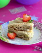 Бананы, запеченные с творогом в мультиварке