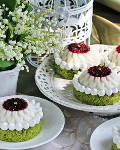 Десерт Изумрудно-рубиновый