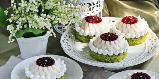 Десерт Изумрудно-рубиновый