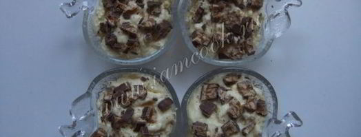 десерт с яблоком и сникерсом. Шаг 5