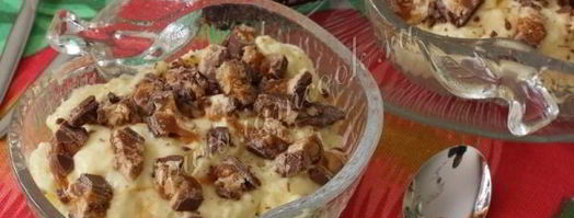 десерт с яблоком и сникерсом. Шаг 6