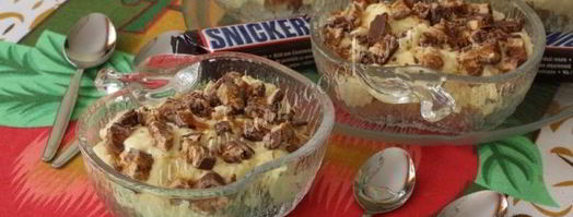 десерт с яблоком и сникерсом. Шаг 7