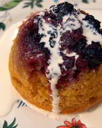 Ежевичные пудинги с имбирем