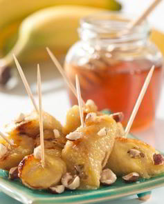 Фрукты в имбирной карамели