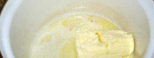 халава — пудинг из манной крупы. Шаг 4