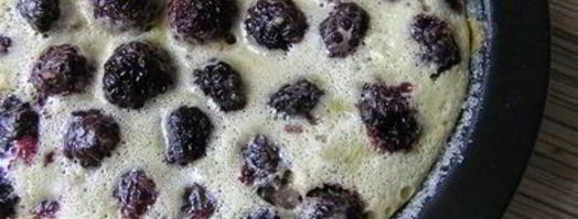 клафути с пьяной ежевикой и фисташками. Шаг 11