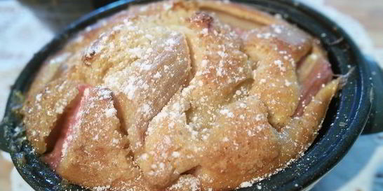 Клафути с ревенем