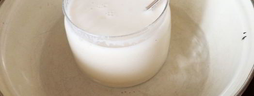 кокосовая панна-котта лайт с вишневым конфи. Шаг 6