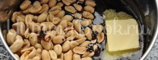 домашние конфеты с арахисом. Шаг 2