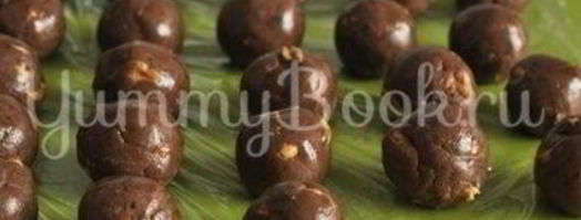 домашние конфеты с арахисом. Шаг 5