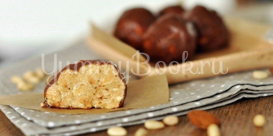Домашние конфеты Сникерс
