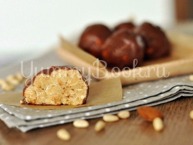 Рецепт домашних конфет сникерс
