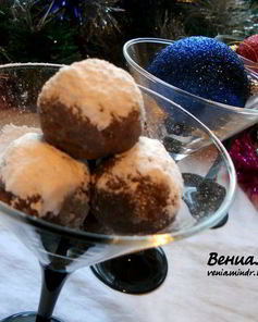 Клюквенно-мятные шоколадные конфеты