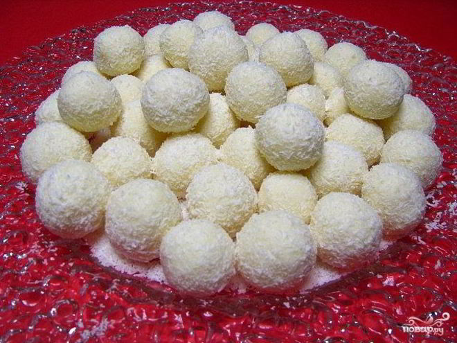 Рецепт кокосовых конфеток