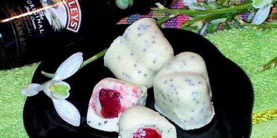 Конфеты из белого шоколада