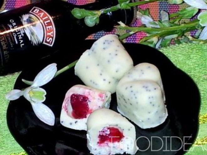 Рецепт конфет из белого шоколада