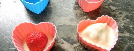 конфеты клубника в белом шоколаде. Шаг 5