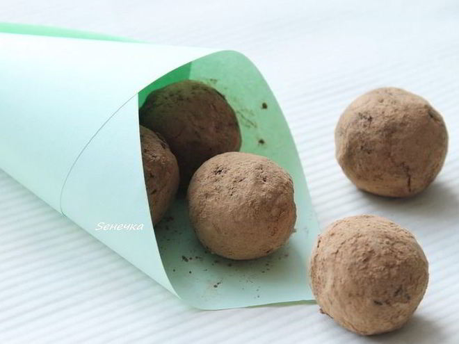 Рецепт конфет трюфель с бобами тонка