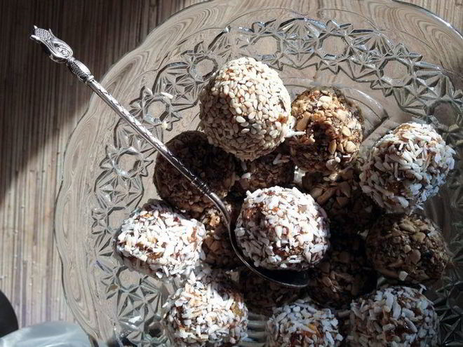 Рецепт простых конфет из сухофруктов