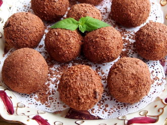 Рецепт шоколадных конфет из пшена