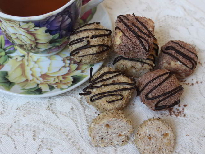 Рецепт творожных конфет