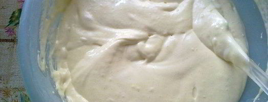 бисквит со сметанно-йогуртовым кремом. Шаг 5