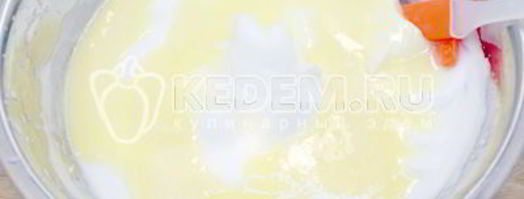 бисквитный рулет с кремом новогодний салют. Шаг 5