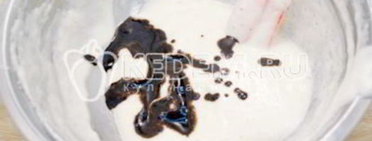 бисквитный рулет с кремом новогодний салют. Шаг 9