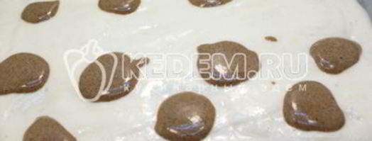 бисквитный рулет с кремом новогодний салют. Шаг 10