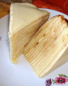 Блинный тортик с медовым кремом