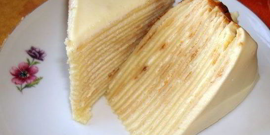 Блинный тортик с медовым кремом