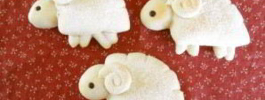 булочки с кремом в виде барашек. Шаг 8