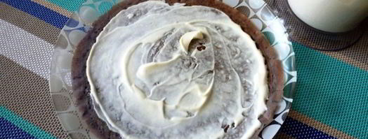 черничные блинчики с кремом из маскарпоне. Шаг 3