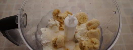 десерт вишня с банановым кремом. Шаг 2