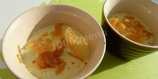 Французский десерт Крем брюле с корицей