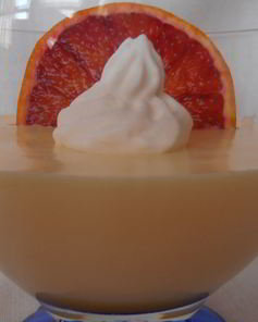 Фруктовый крем из апельсина