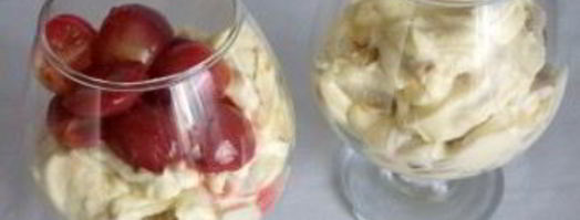 грушевый крем с виноградом. Шаг 9