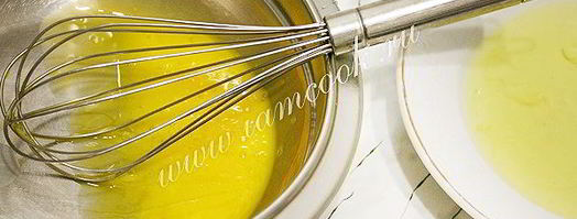 итальянский яичный крем с клюквой. Шаг 3