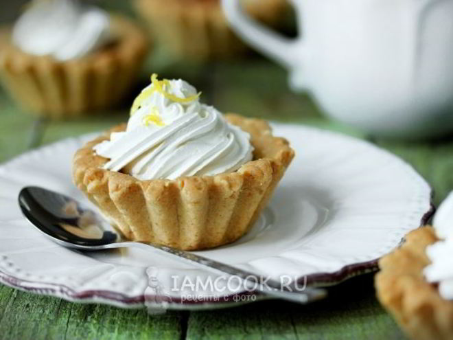Рецепт корзиночек с белковым кремом