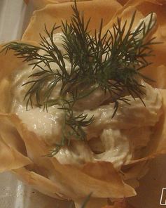 Корзиночки с кремом из авокадо