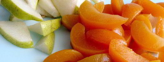 корзиночки с персиками, грушами и сырным кремом. Шаг 5