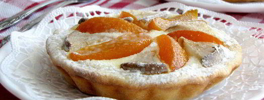 корзиночки с персиками, грушами и сырным кремом. Шаг 10