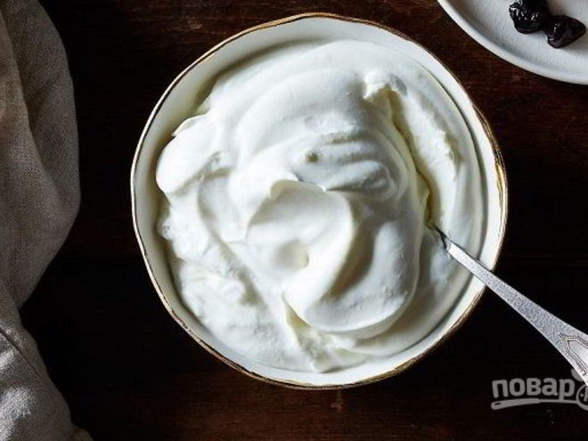 Рецепт крема для торта из йогурта