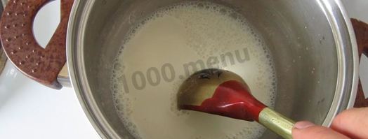 крем из малины с желатином розовый меланж. Шаг 2