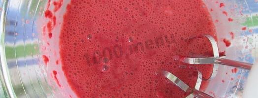 крем из малины с желатином розовый меланж. Шаг 5