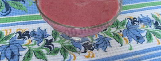 крем из малины с желатином розовый меланж. Шаг 9